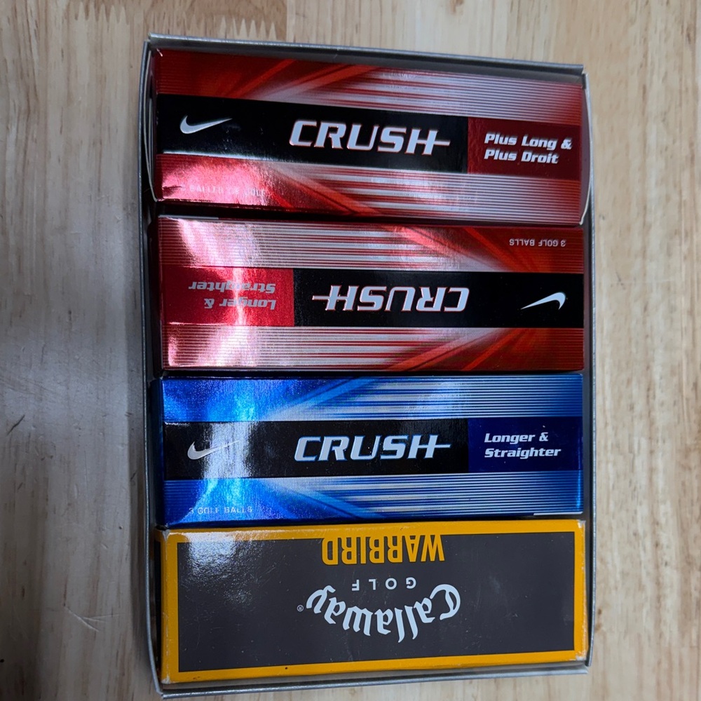 Nike and Callaway Golf Balls Set